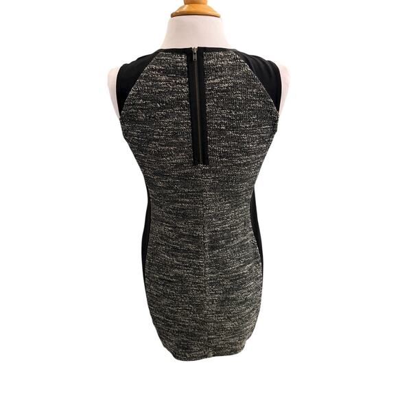 Eileen Fisher Black Grey Tweed Dress Blazer Jacket Set Colorblock Medium Petite - Picture 5 of 16